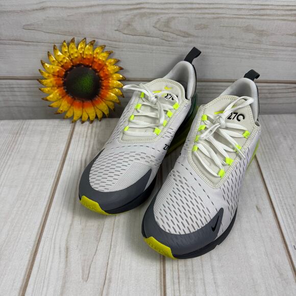 Nike Air Max 270 Platinum Volt Green Gray Running Shoes Sneakers 11 main image 8